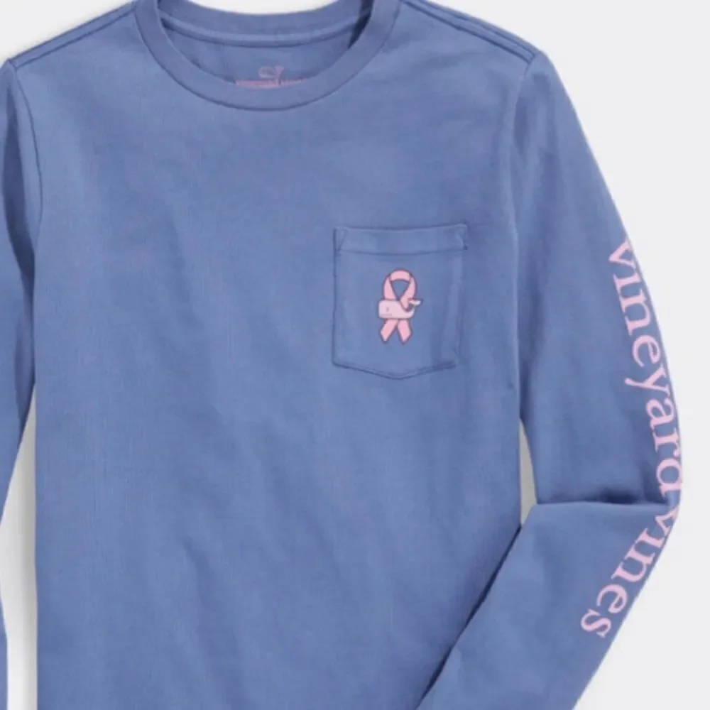 NWT Vineyard Vines 🐳 Kids Limited Edition Breast Cancer Awareness Shirt